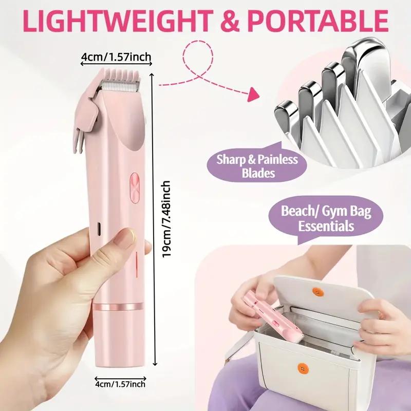 SilkGlide™ 2-in-1 Electric Shaver & Trimmer for Women