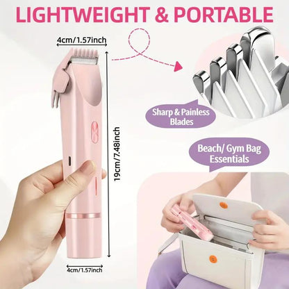 SilkGlide™ 2-in-1 Electric Shaver & Trimmer for Women