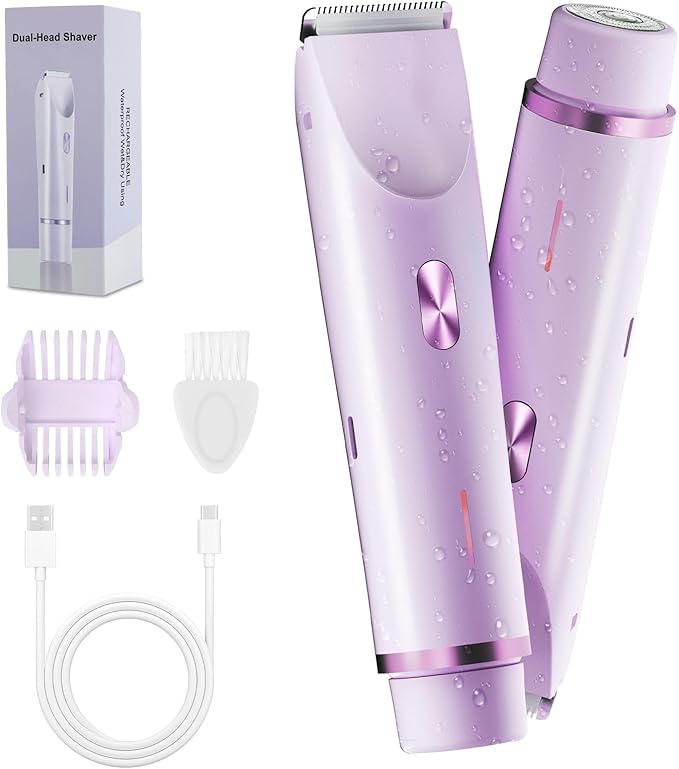 SilkGlide™ 2-in-1 Electric Shaver & Trimmer for Women