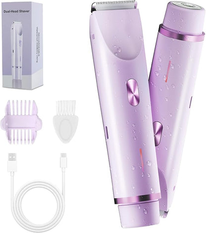 SilkGlide™ 2-in-1 Electric Shaver & Trimmer for Women
