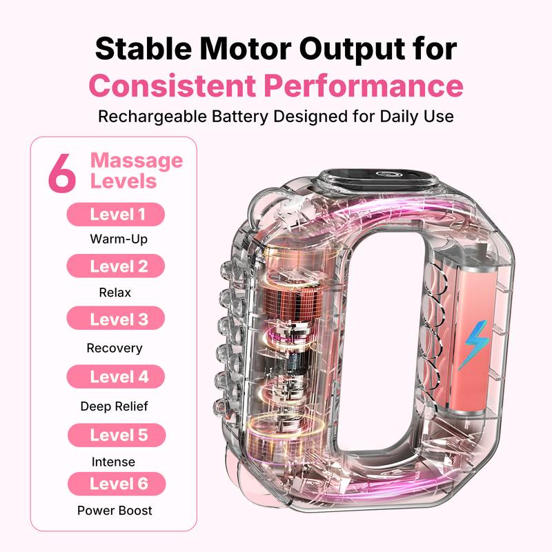 VibraFlex™ 6-in-1 Vibration Fascia Ring – Full Body Fat Loss & Muscle Recovery Massager