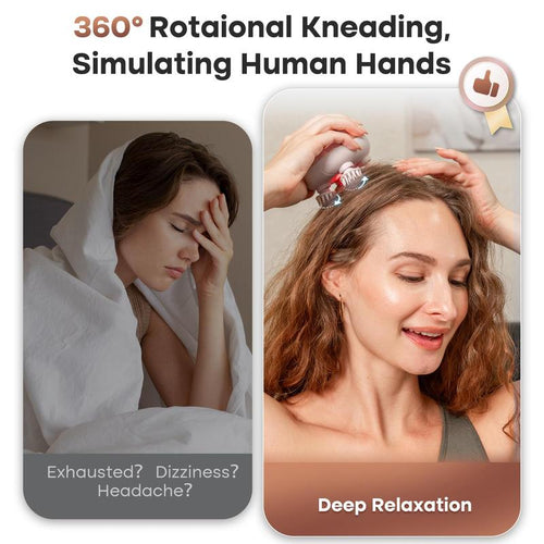 Electric Octopus Head Massager – Deep Scalp Massage for Stress Relief, Headache & Hair Growth | IPX7 Waterproof