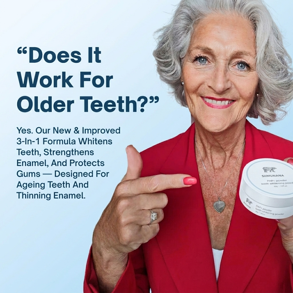 PAP+ Teeth Whitening Powder Remove Years of Stains in 14 Days